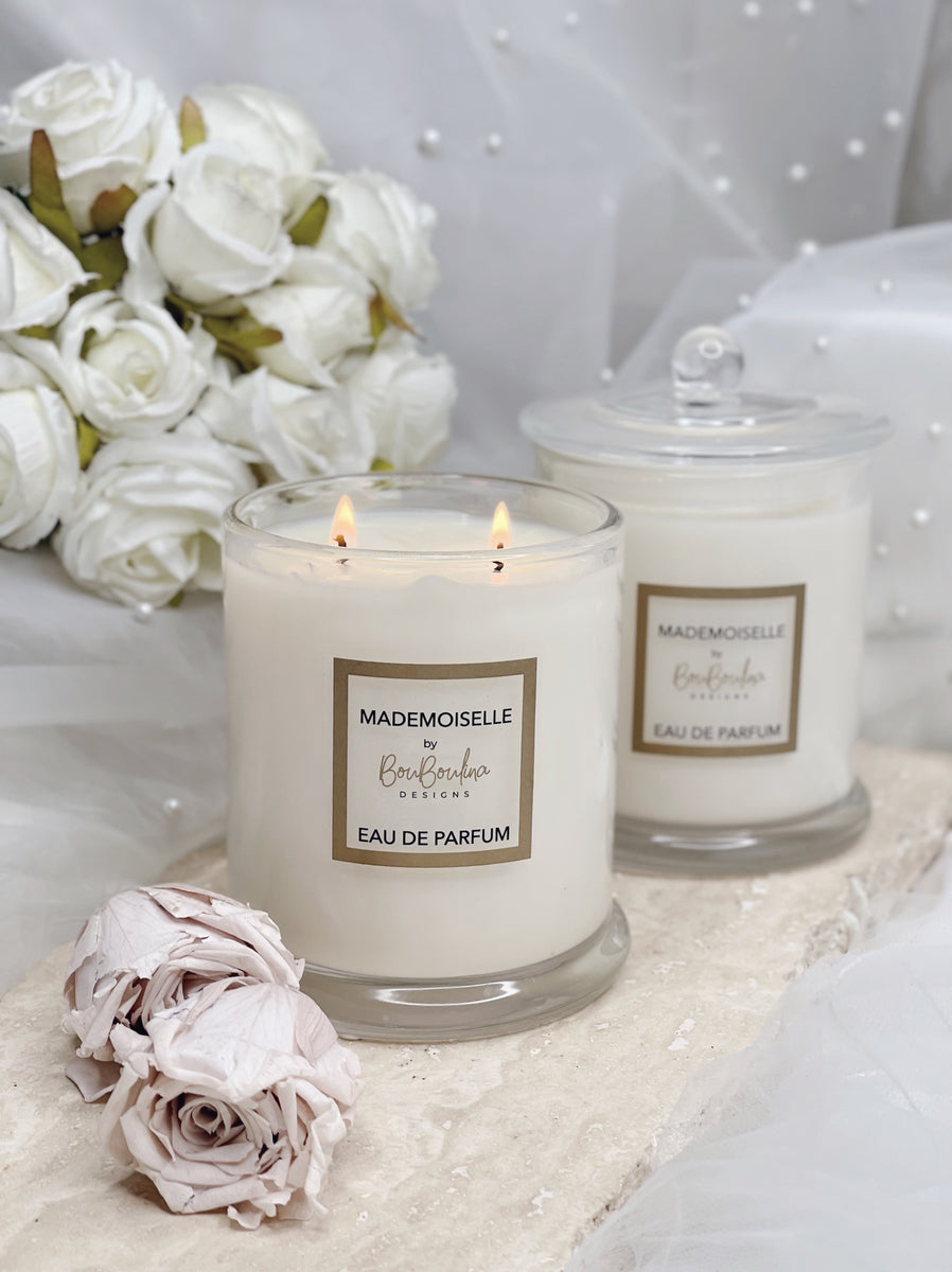 Chanel mademoiselle candle set Clearance