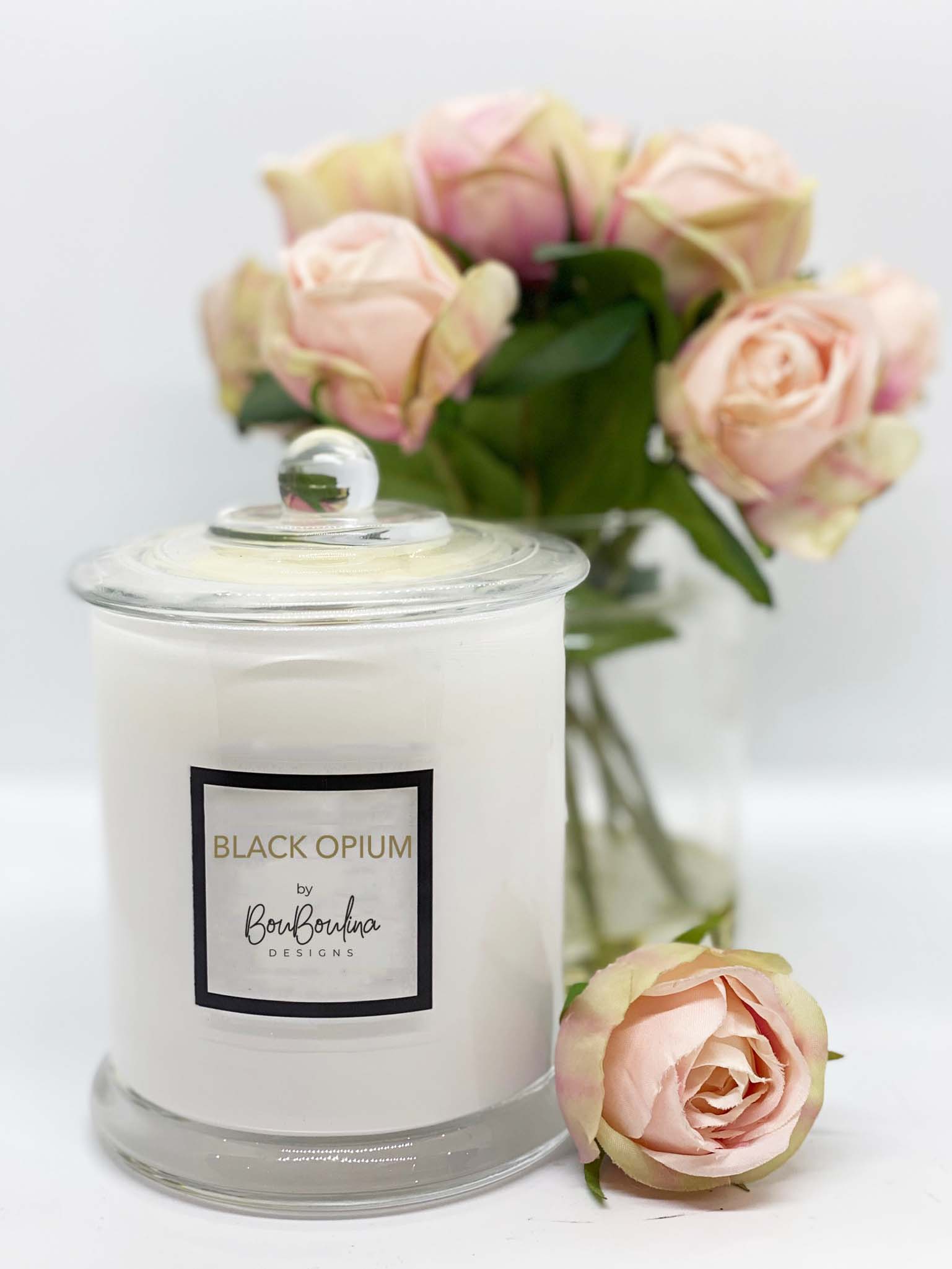 Black opium candle ysl Clearance